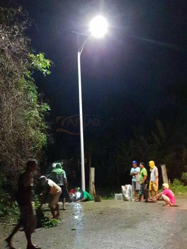 Philippines 8M 50W TECO all-in-two solar street light