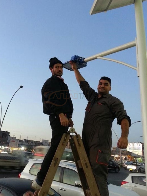 Iraq 5m lighting pole/20w led lamp