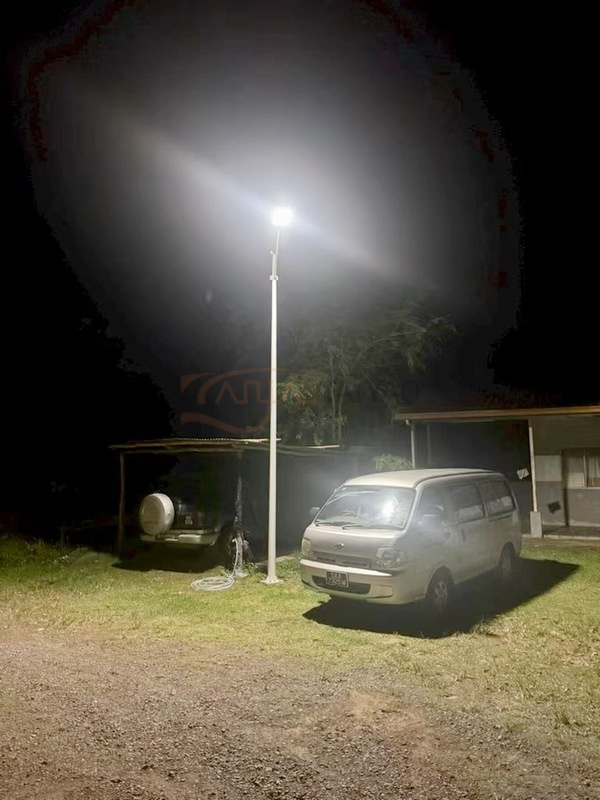 6-meter 30W solar street light in Sabah, Malaysia